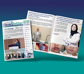 النشرة الإخبارية لمستشفى الكندي – الإصدار الثامن